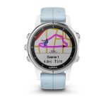Fenix 5s plus white with blue band — изображение 2