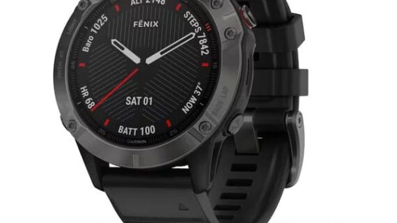 Garmin Fenix 6X Sapphire - Gray DLC with Black Band