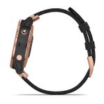 Garmin Fenix 6S Sapphire - Rose Gold with Heathered Black Nylon Band — изображение 9