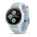 Fenix 5s plus white with blue band