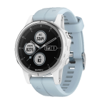 Fenix 5s plus white with blue band — изображение 3