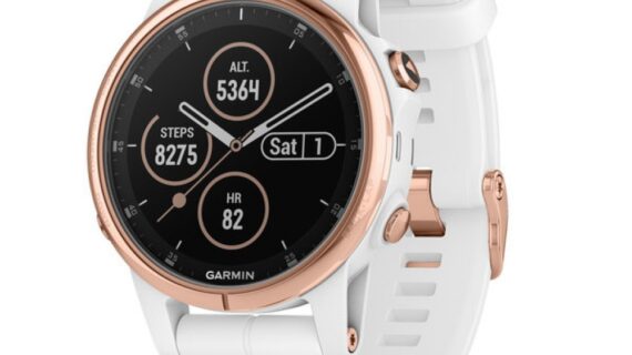 Garmin Fenix 5S Plus Белые Розовый безель Сапфир