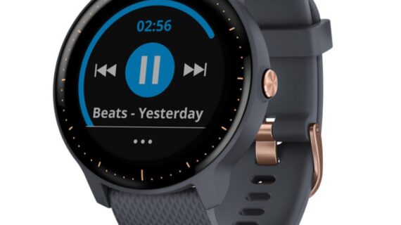 Garmin Vivoactive 3 music синий гранит
