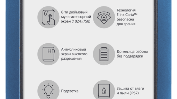 PocketBook Aqua 2 Azure (PB641-A-CIS)