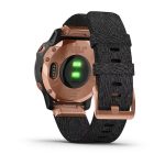 Garmin Fenix 6S Sapphire - Rose Gold with Heathered Black Nylon Band — изображение 8