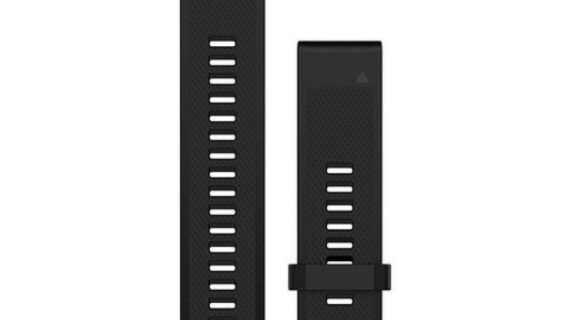 Ремешок кожаный Garmin Quickfit 22 мм - Black