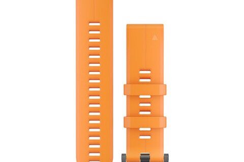 Ремешок силиконовый Garmin QuickFit 22 mm - Solar Flare Orange