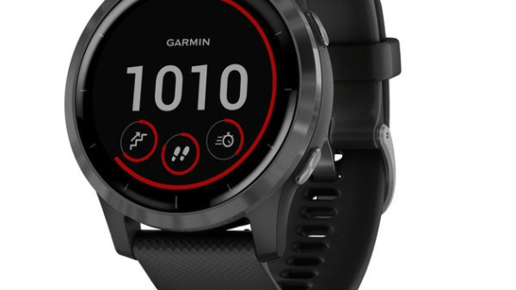 Garmin Vivoactive 4 Slate bezel and black band