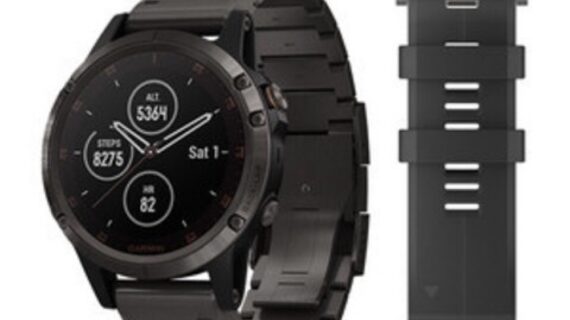 Garmin Fenix 5X Plus Sapphire - титановый
