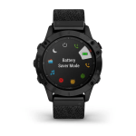 Garmin Fenix 6 Sapphire - Black DLC with Heathered Black Nylon Band — изображение 5