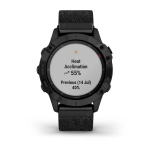Garmin Fenix 6 Sapphire - Black DLC with Heathered Black Nylon Band — изображение 3