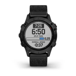 Garmin Fenix 6 Sapphire - Black DLC with Heathered Black Nylon Band — изображение 2