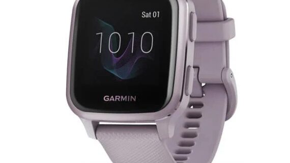 Garmin Venu Sq Metallic Orchid Aluminium Bezel with Orchid Case