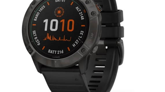Garmin Fenix 6X Pro Solar Carbon Gray/Black