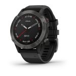 Garmin Fenix 6 Sapphire - Gray with Black Band