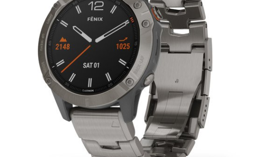 Garmin Fenix 6X Pro Solar Титан с титановым браслетом