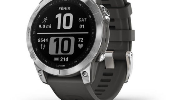 Fenix 7 - Silver with Graphite Band