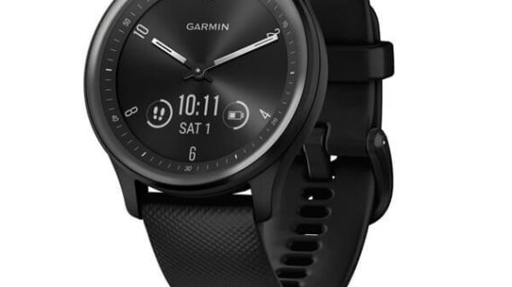 Garmin Vivomove Sport - Black Case with Slate Accents