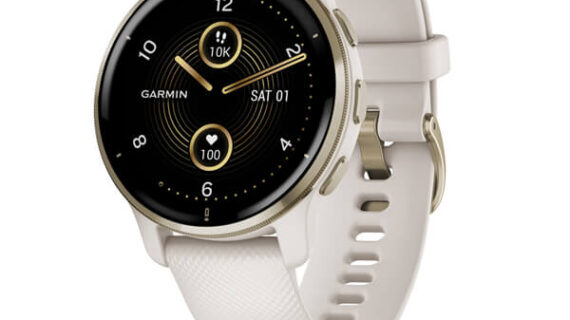 Garmin Venu 2 Plus - Cream Gold Stainless Steel Bezel with Ivory Case