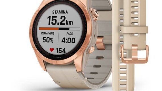 Fenix 7s Sapphire Solar - Rose Gold Titanium With Leather