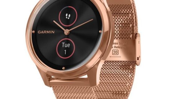 Garmin Vivomove Luxe - 18k Rose Gold Case With Rose Gold Milanese Band