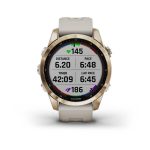 Fenix 7s Sapphire Solar - Cream Gold Titanium with Light Sand Band — изображение 2