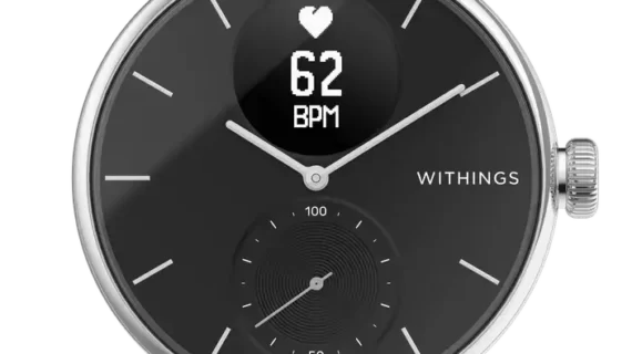 Withings Scanwatch 38 mm -Black & Silver