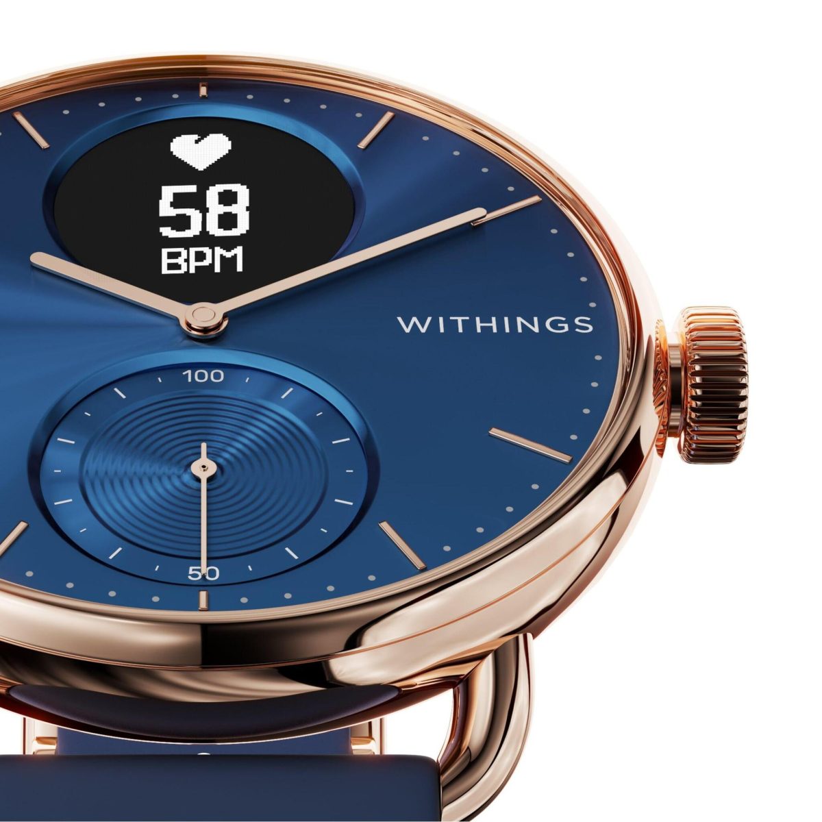 Withings Scanwatch 38 mm - Blue & Rose — изображение 4