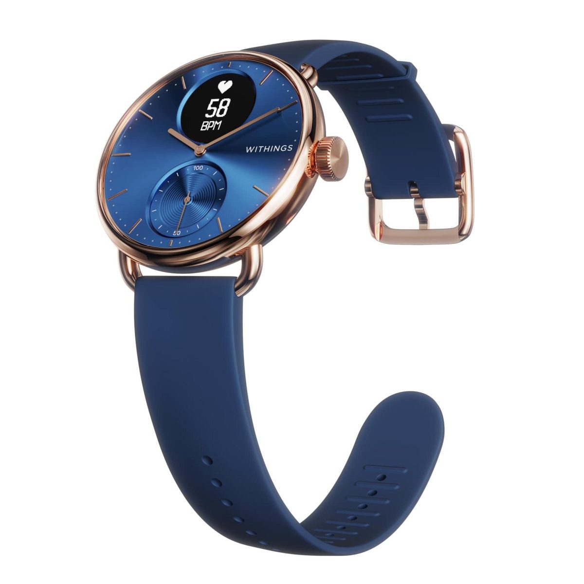 Withings Scanwatch 38 mm - Blue & Rose — изображение 2