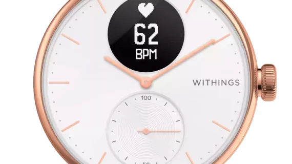 Withings Scanwatch 38 mm - White & Rose