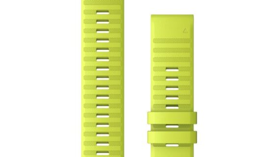 Ремешок силиконовый Garmin QuickFit 22 mm - Amp Yellow Silicone