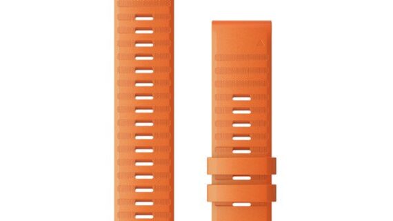 Ремешок силиконовый Garmin QuickFit 22 mm - Ember Orange