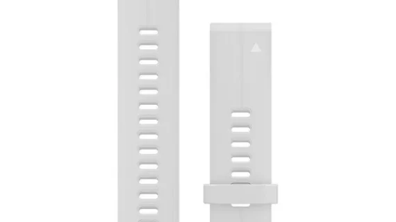 Ремешок силиконовый Garmin Quickfit 20 mm - Carrara White Silicone