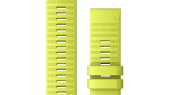 Ремешок силиконовый Garmin QuickFit 26 mm - Amp Yellow Silicone