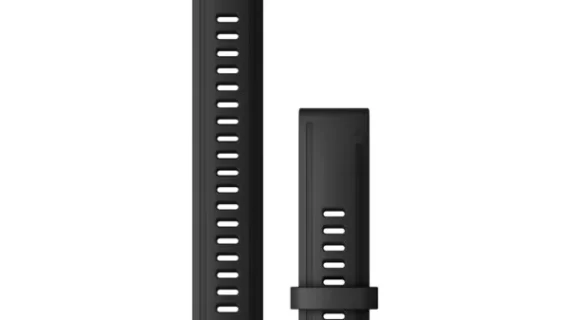 Ремешок силиконовый Garmin Quickfit 20 mm - Black Silicone (Large)