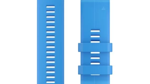 Ремешок силиконовый Garmin QuickFit 26 mm - Cyan Blue Silicone