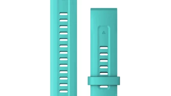Ремешок силиконовый Garmin Quickfit 20 mm - Aqua Silicone
