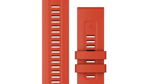 Ремешок силиконовый Garmin QuickFit 26 mm - Flame Red Silicone