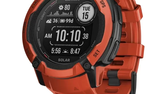 Garmin Instinct 2X Solar - Flame Red
