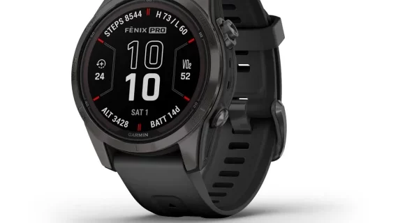 Garmin Fenix 7S Pro – Sapphire Solar Edition Silver with Graphite