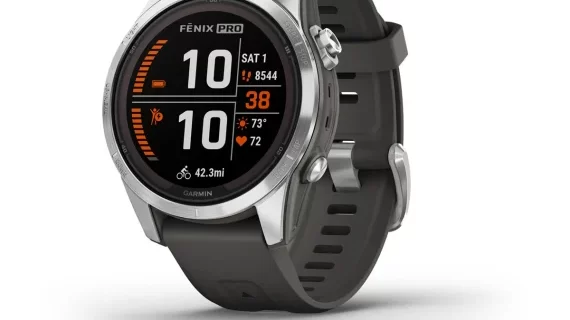 Garmin Fenix 7S Pro – Solar Edition Silver with Graphite