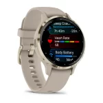 Garmin Venu 3S - Soft Gold with French Gray — изображение 3