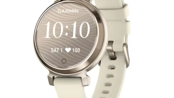 Garmin Lily 2 - Cream Gold with Coconut Silicone Band