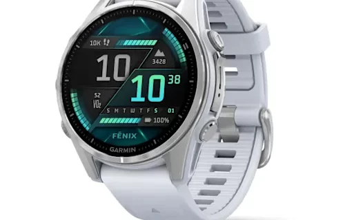Garmin Fenix 8 43 mm AMOLED - Silver with Whitestone
