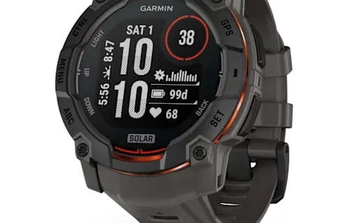 Garmin Instinct 3 – 50 mm Solar – Black with Charcoal Band