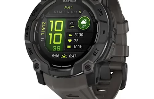 Garmin Instinct 3 – 50 мм AMOLED – Black with Charcoal Band