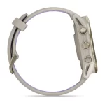 Forerunner 970 Soft Gold Titanium with French Gray Case and French Gray/Translucent Indigo Band — изображение 7