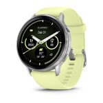 Venu 4 – 45 mm Silver with Citron Silicone band