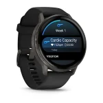 Venu 4 – 45 mm Slate with Black Silicone Band — изображение 3