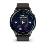 Venu 4 – 45 mm Slate with Black Silicone Band — изображение 4